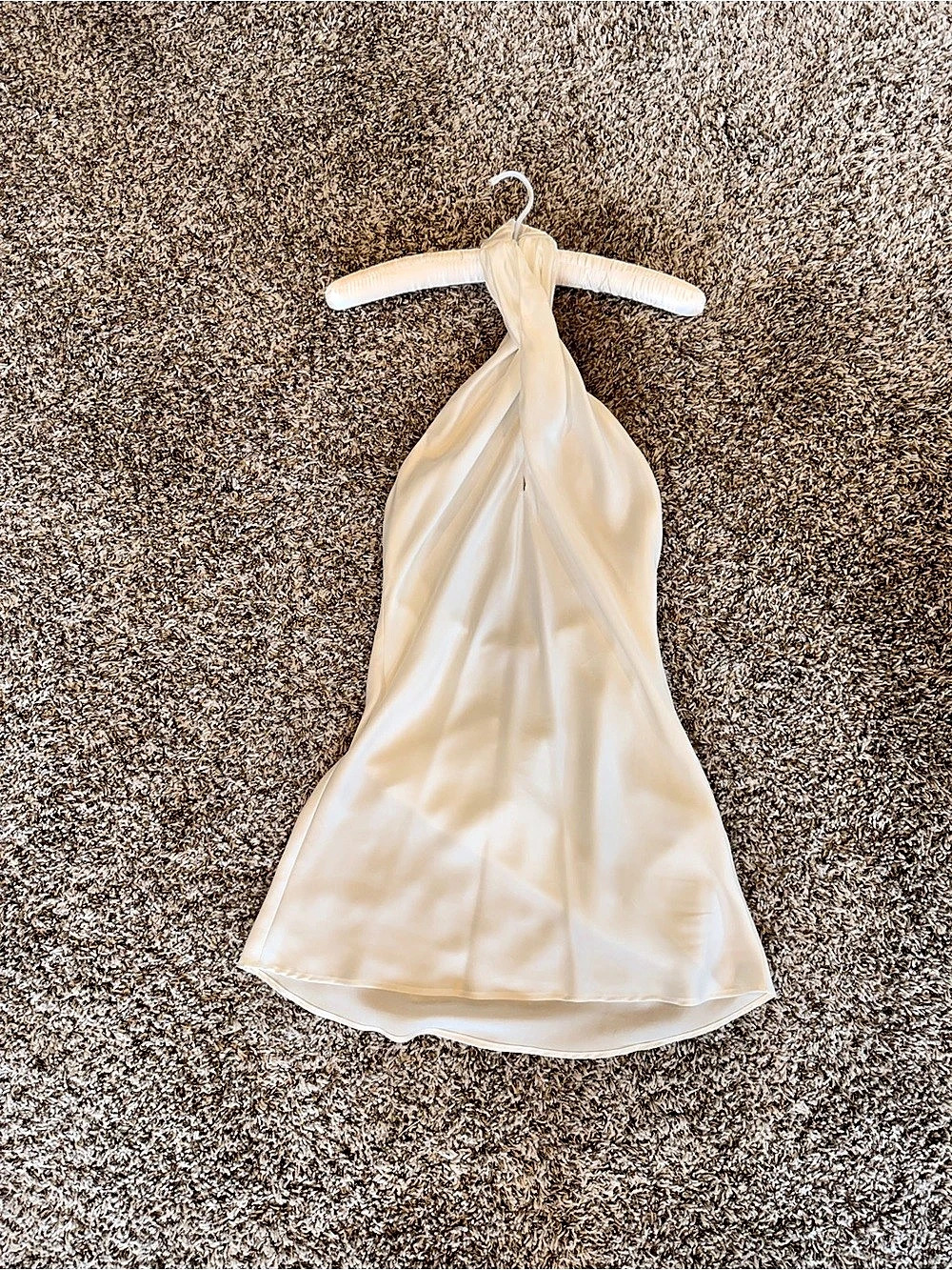 Show Me Your Mumu Jasmine Halter Mini Dress White XS